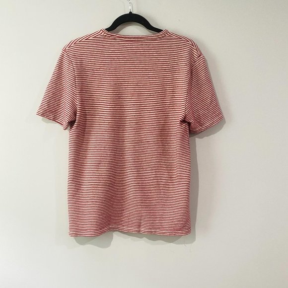 Reiss Red Striped Olsen Tee Size M - Picture 3 of 7